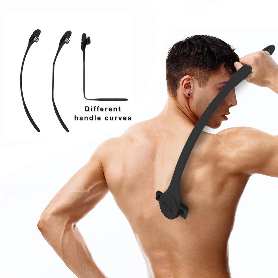 2-i-1 rakverktyg för män – Ergonomiskt handtag & halkfritt Grepp