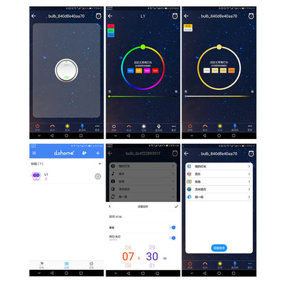 Smart LED-lampa med röststyrning – Fungerar med Google Assistant & Alexa