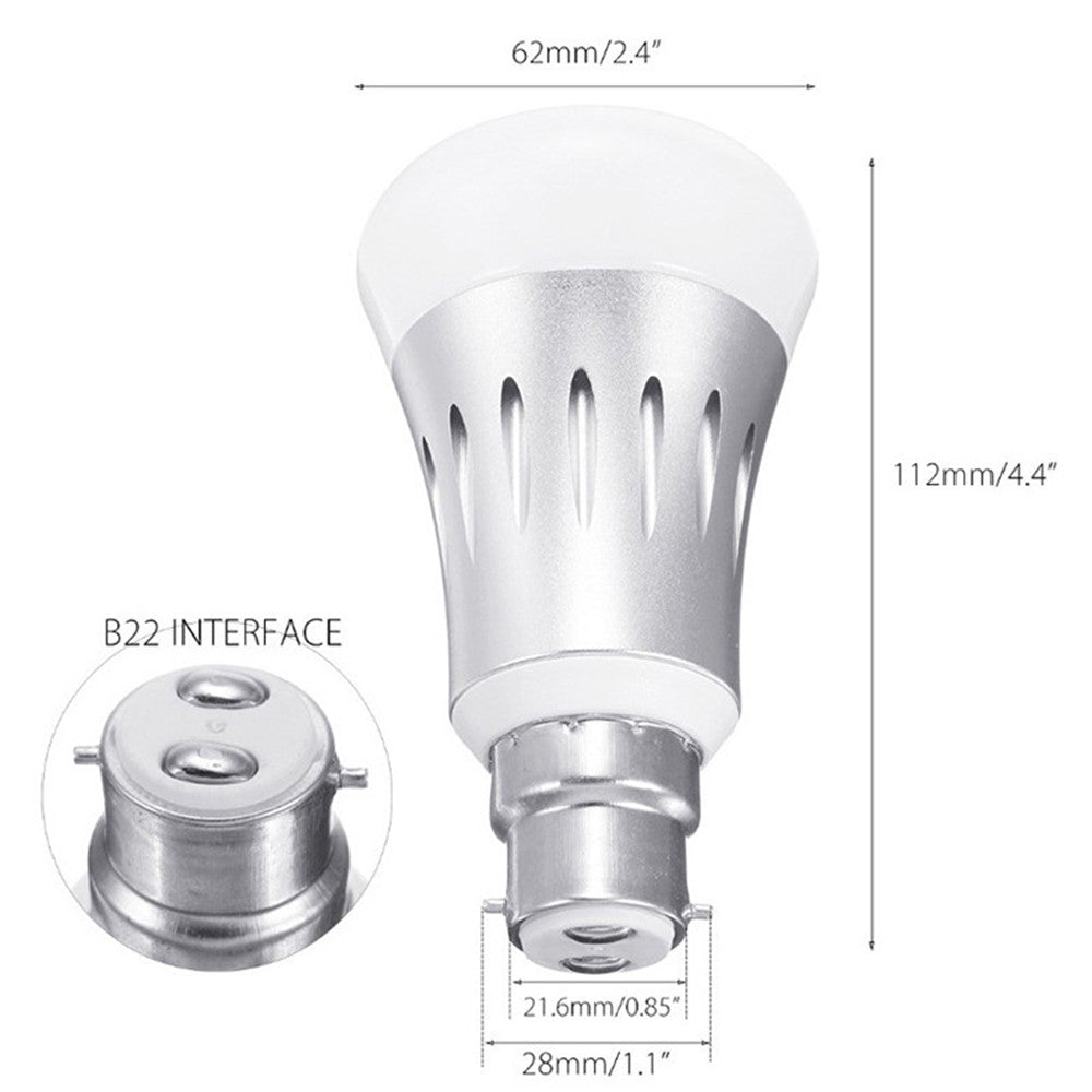 Smart LED-lampa med röststyrning – Fungerar med Google Assistant & Alexa