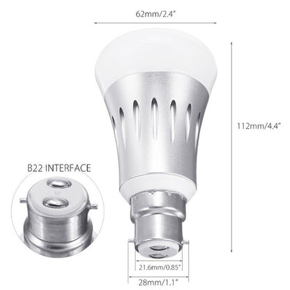 Smart LED-lampa med röststyrning – Fungerar med Google Assistant & Alexa
