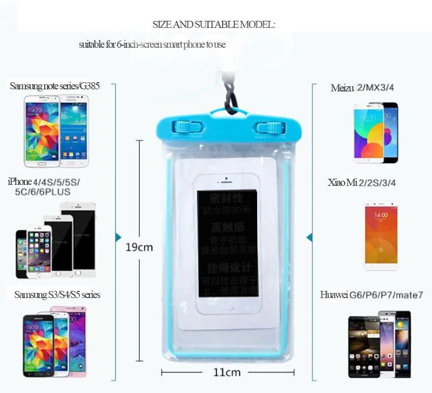 Vattentätt mobilfodral – perfekt för pool, strand och äventyr